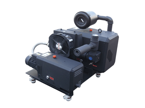 Hook and clay vacuum pump